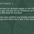Pain centers for animals