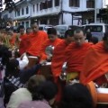 Daily Alms Giving in Luang Prabang, Laos
