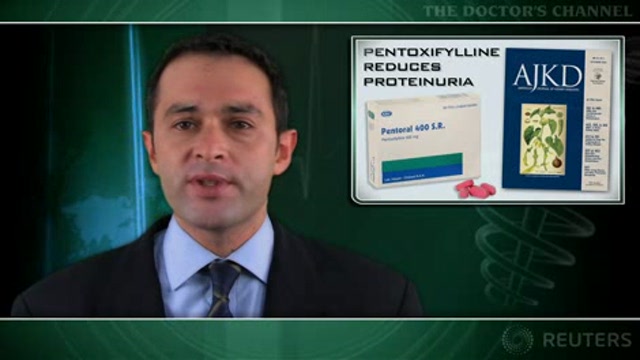 Pentoxifylline reduces proteinuria with chronic kidney disease Thumbnail