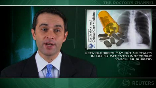 Beta-blockers may cut mortality in COPD patients undergoing vascular surgery Thumbnail