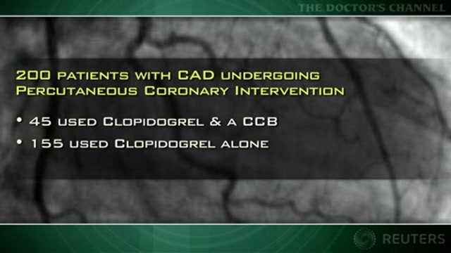 Antiplatelet effect of clopidogrel weakened by calcium-channel blockers Thumbnail