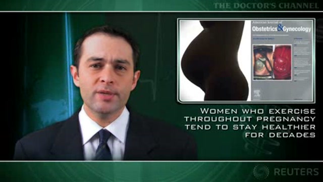 Women who exercise throughout pregnancy tend to stay healthier for decades Thumbnail