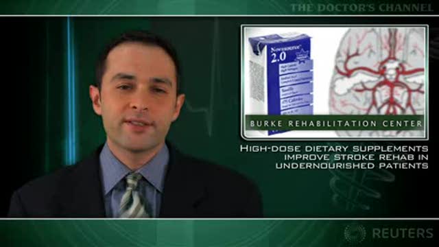 High-dose dietary supplements improve stroke rehab in undernourished patients Thumbnail