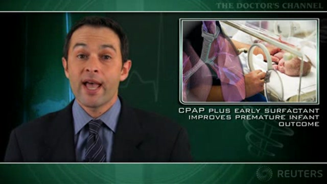 CPAP plus early surfactant improves premature infant outcome Thumbnail