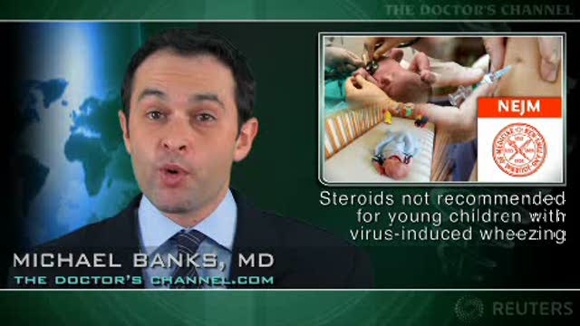 Steroids not recommended for young children with virus-induced wheezing Thumbnail