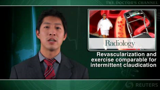 Revascularization and exercise comparable for intermittent claudication Thumbnail