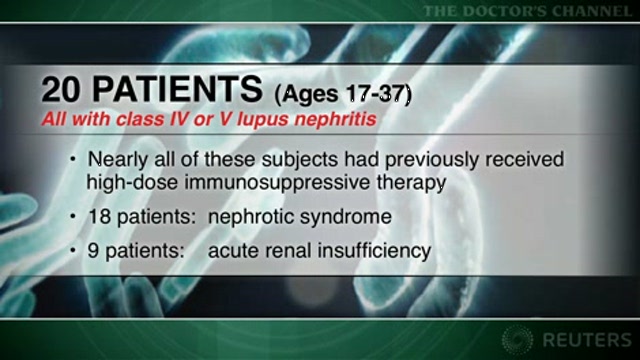 Rituximab may reduce inflammation in severe lupus nephritis Thumbnail