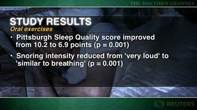 Oropharyngeal exercises may reduce OSA severity Thumbnail