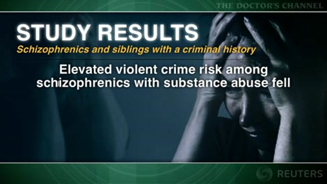 Substance abuse largely to blame for schizophrenia link to violent crime Thumbnail
