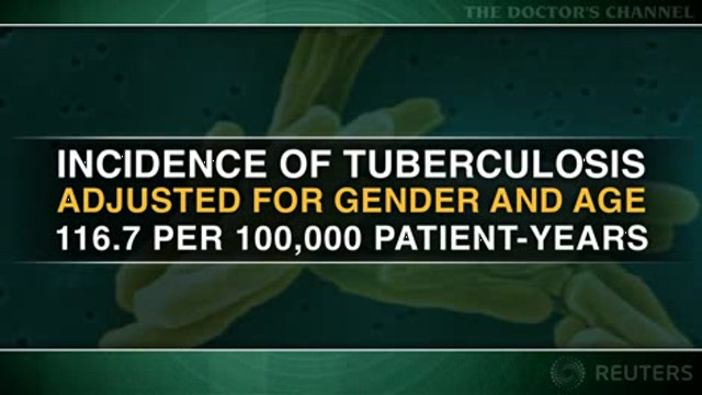 Elevated TB risk seen with anti-TNF antibody therapy Thumbnail