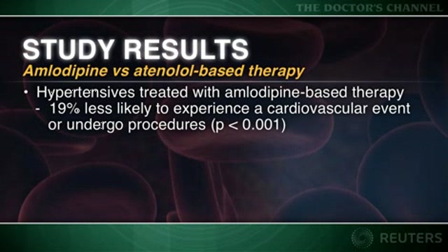 Amlodipine best for hypertension even with higher heart rate Thumbnail