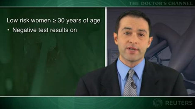 New guidelines call for first cervical cancer screen at 21; less frequent Pap tests Thumbnail