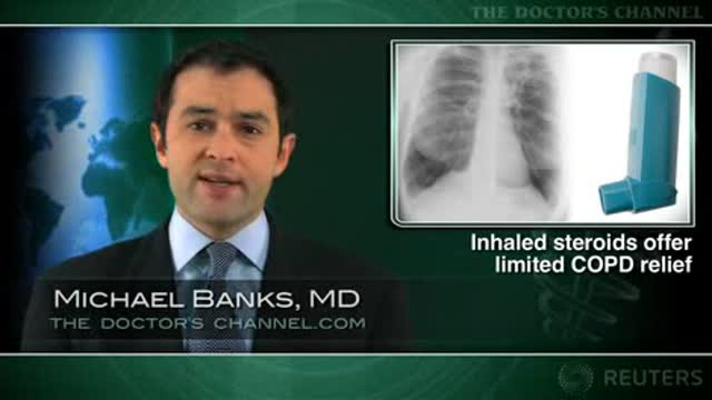 Inhaled steroids only modestly useful in preventing COPD flare-ups Thumbnail