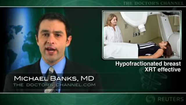 Shorter radiation course for breast cancer does not impair long-term outcomes Thumbnail