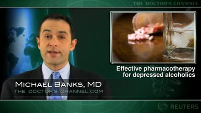 Sertraline plus naltrexone best for depressed alcoholics Thumbnail