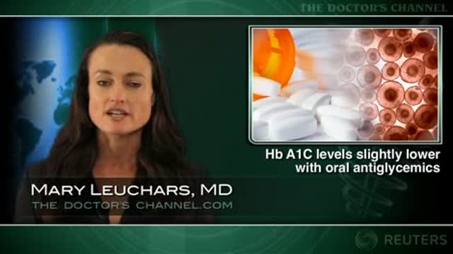Hb A1C levels slightly lower with oral antiglycemics Thumbnail
