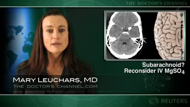 IV magnesium may do more harm than good in subarachnoid hemorrhage Thumbnail