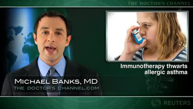 Immunotherapy cuts steroid use in kids with allergic asthma Thumbnail