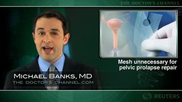 Mesh support for vaginal prolapse repair prone to erosion Thumbnail