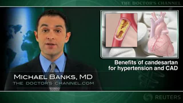 Benefits of candesartan for hypertension and CAD Thumbnail