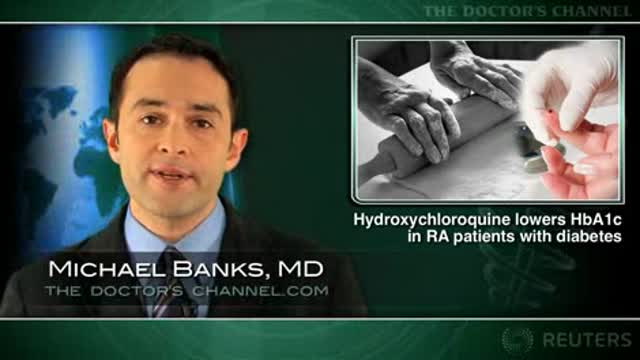 Hydroxychloroquine lowers HbA1c Thumbnail