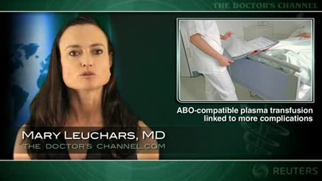 ABO-compatible nonidentical plasma transfusion linked to more complications Thumbnail