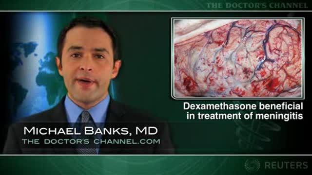 Dexamethasone beneficial in treatment of meningitis Thumbnail