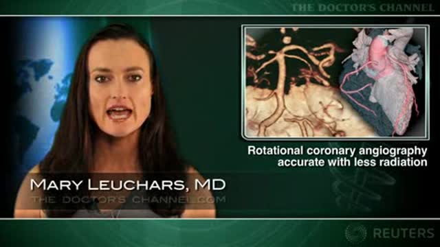 Rotational coronary angiography accurate with less radiation, contrast Thumbnail