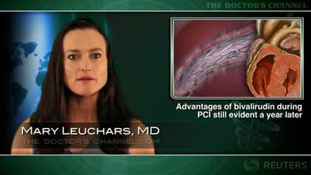 Advantages of bivalirudin during PCI still evident a year later Thumbnail