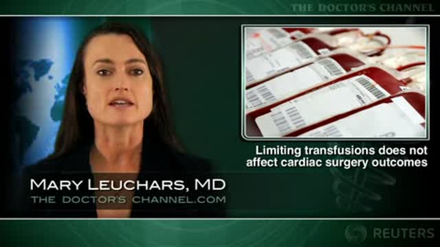 Limiting blood transfusions does not affect outcomes of cardiac surgery Thumbnail