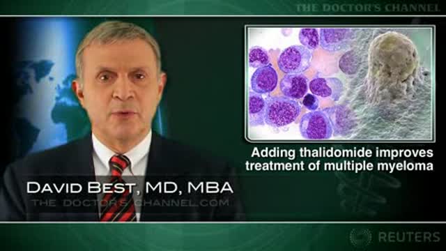 Addition of thalidomide to standard therapy improves multiple myeloma outcomes Thumbnail
