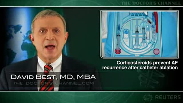 Corticosteroids prevent AF recurrence after catheter ablation Thumbnail