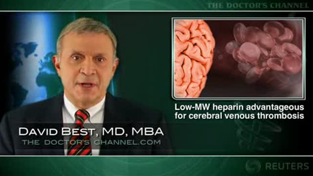 Low-molecular weight heparin advantageous in treating cerebral venous thrombosis Thumbnail