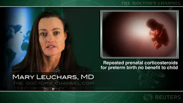 Repeated prenatal corticosteroids for preterm birth of no benefit at 2 years Thumbnail
