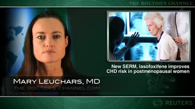 Lasofoxifene used to treat osteoporosis in women improves CHD risk Thumbnail