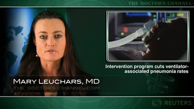 Intervention program reduces rates of ventilator-associated pneumonia Thumbnail