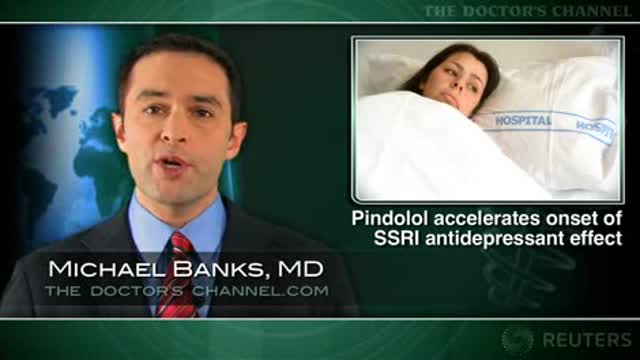 Pindolol accelerates onset of SSRI antidepressant effect Thumbnail