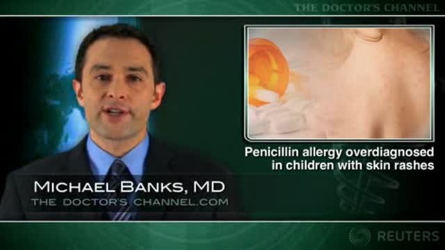 Penicillin allergy overdiagnosed in children with skin rashes Thumbnail