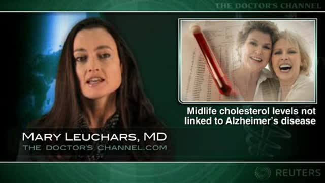 Midlife cholesterol levels not linked to Alzheimer’s disease Thumbnail