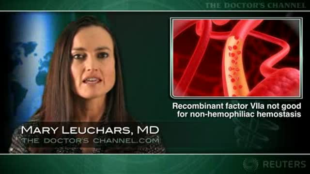 Blunt advice: Don’t use recombinant factor VIIa for non-hemophiliac bleeding Thumbnail