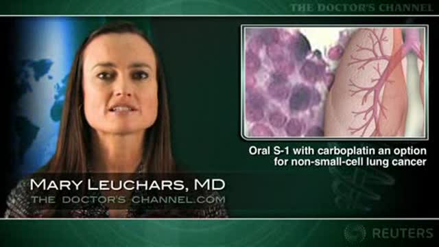 Oral fluoropyrimidine derivative with carboplatin an option for non-small-cell lung cancer Thumbnail