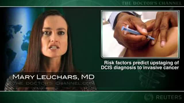 DCIS on needle biopsy likely upstaged to invasive breast cancer when lesion palpable Thumbnail