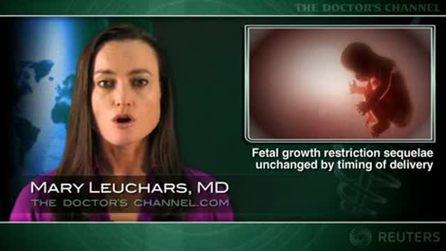 Timing of delivery in fetal growth restriction does not affect long-term outcomes Thumbnail