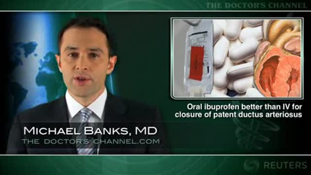 Oral ibuprofen more effective than IV administration for closure of patent ductus Thumbnail