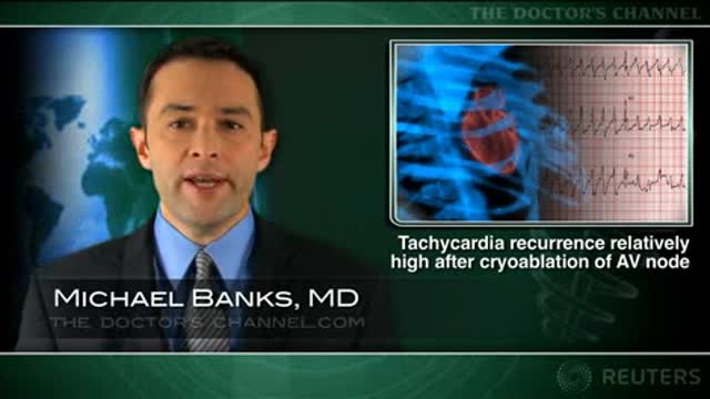 Recurrence of reentrant tachycardia after cryoablation higher than with RF ablation Thumbnail