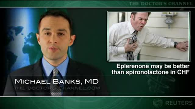 Eplerenone more beneficial than spironolactone in chronic heart failure Thumbnail