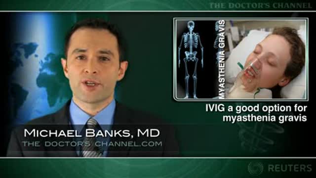 Intravenous immunoglobulin is better option for many myasthenia gravis patients Thumbnail