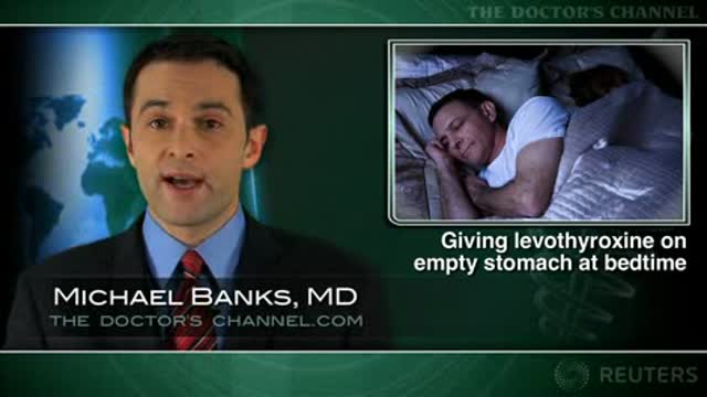 Levothyroxine at bedtime has benefits: study Thumbnail