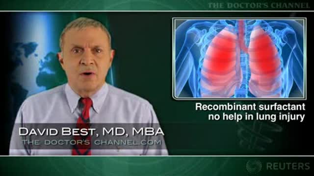 Recombinant surfactant no help in lung injury Thumbnail