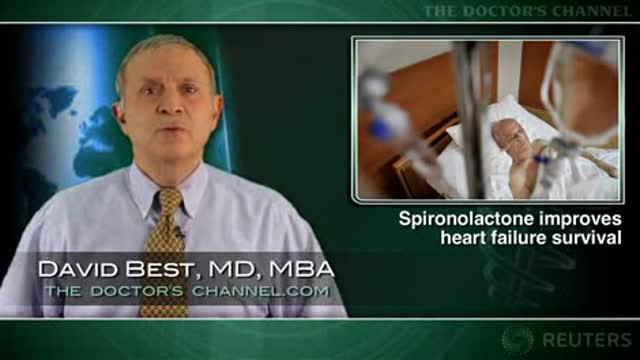 Spironolactone improves heart failure survival Thumbnail